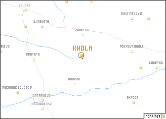 map of Kholm