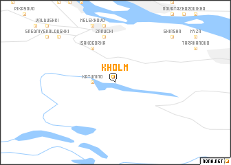 map of Kholm