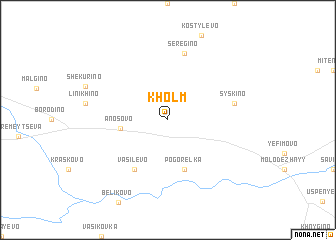 map of Kholm