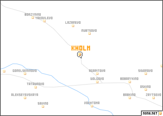 map of Kholm