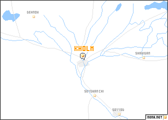 map of Kholm