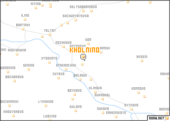 map of Kholnino