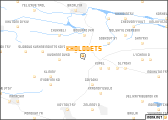 map of Kholodets