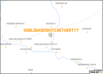 map of Kholodkovskiy Chetvërtyy