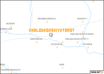 map of Kholodkovskiy Vtoroy