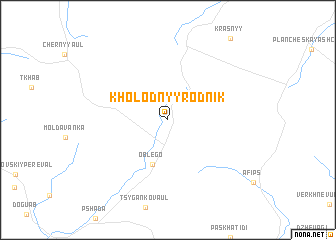 map of Kholodnyy Rodnik