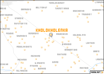 map of Kholokholenka