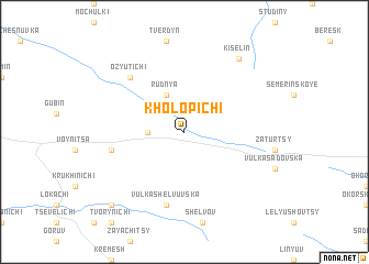 map of Kholopichi