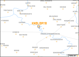 map of Kholop\