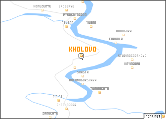 map of Kholovo