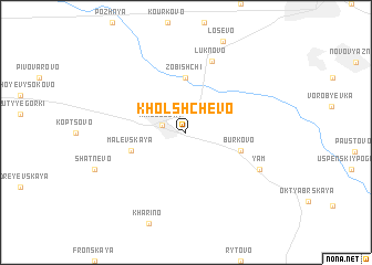 map of Kholshchëvo