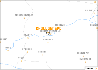 map of Kholudenevo