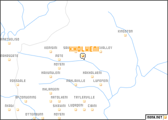 map of Kholweni