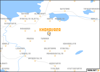 map of Khomavara