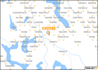 map of Khombe