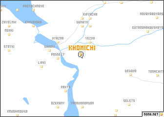 map of Khomichi