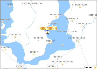 map of Khominka