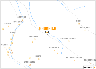 map of Khompīch