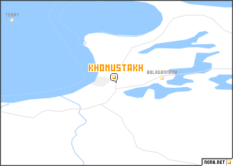 map of Khomustakh