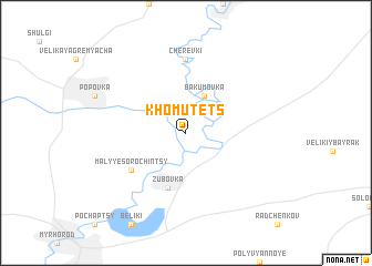 map of Khomutets