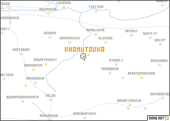 map of Khomutovka