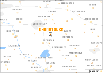 map of Khomutovka