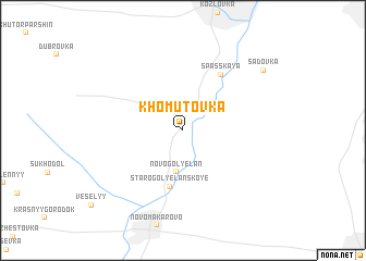map of Khomutovka