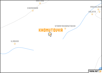 map of Khomutovka