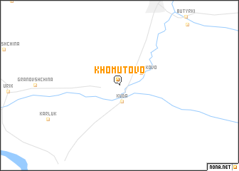 map of Khomutovo