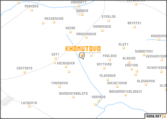 map of Khomutovo