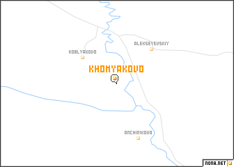 map of Khomyakovo