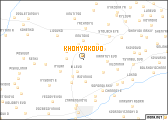 map of Khomyakovo