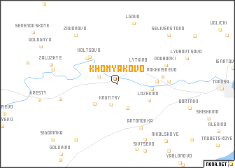 map of Khomyakovo