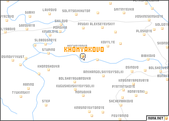 map of Khomyakovo