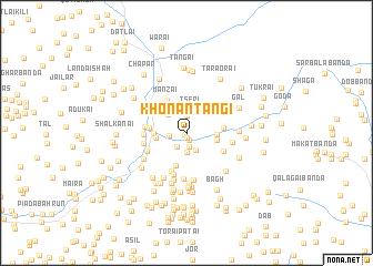 map of Khonān Tangi