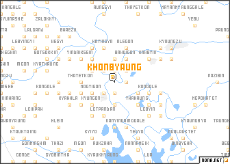 map of Khonbyaung