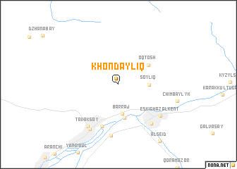 map of Khondayliq