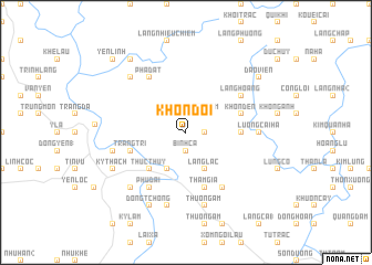 map of Khôn Ðôi