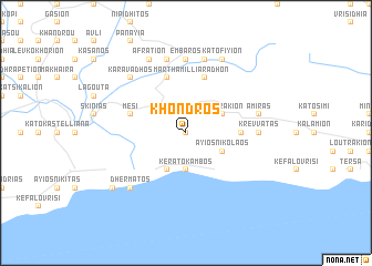 map of Khóndros