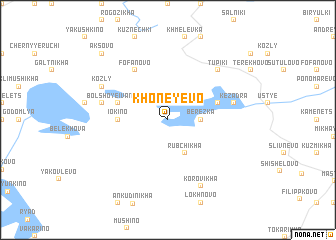 map of Khoneyevo