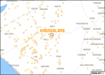 map of Khongolane