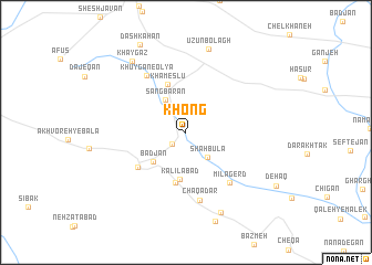 map of Khong