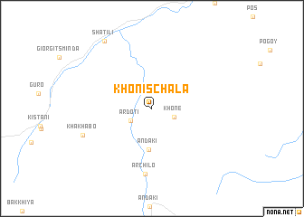 map of Khonischala