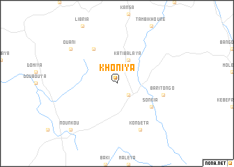map of Khoniya