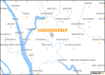 map of Khonkārerber