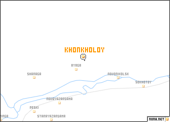 map of Khonkholoy