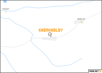 map of Khonkholoy