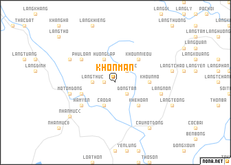 map of Khôn Mân
