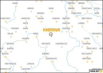 map of Khôn Mùm