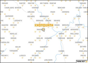 map of Khôn Quanh